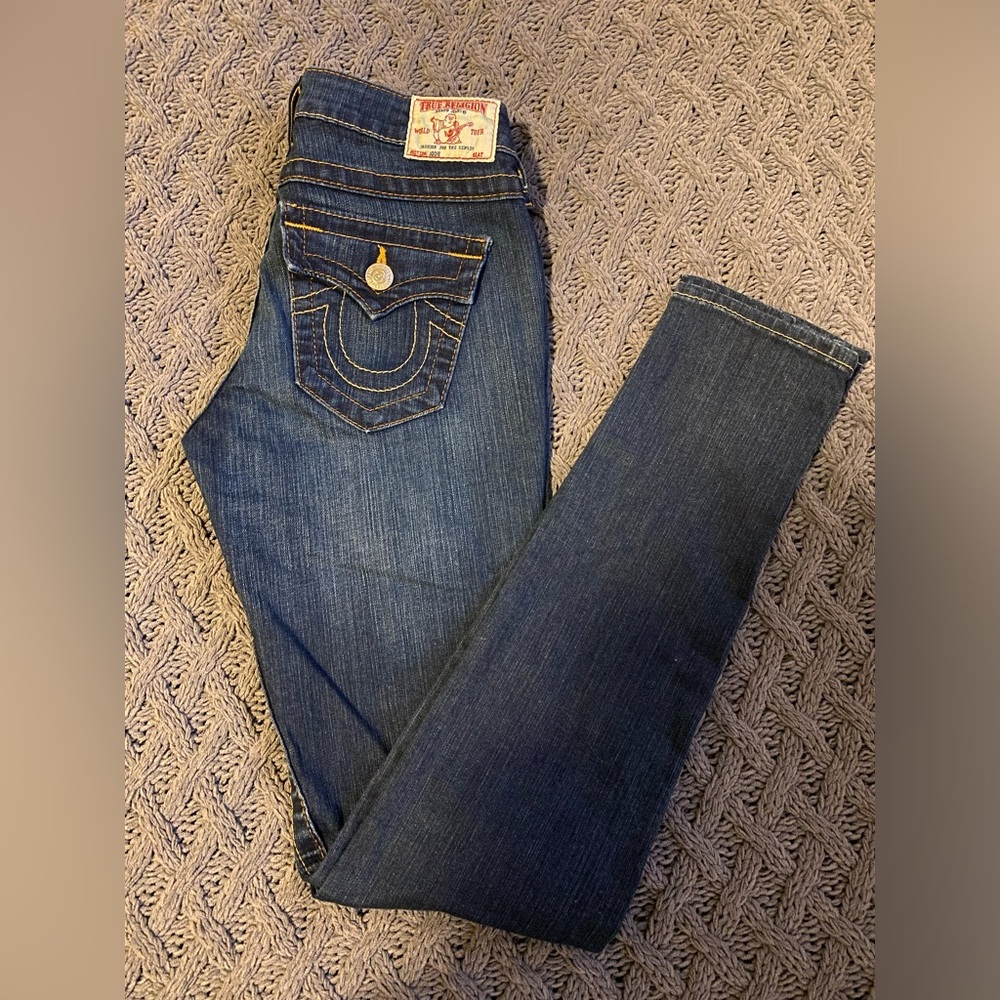 True Religion Skinny Low-rise Jeans
